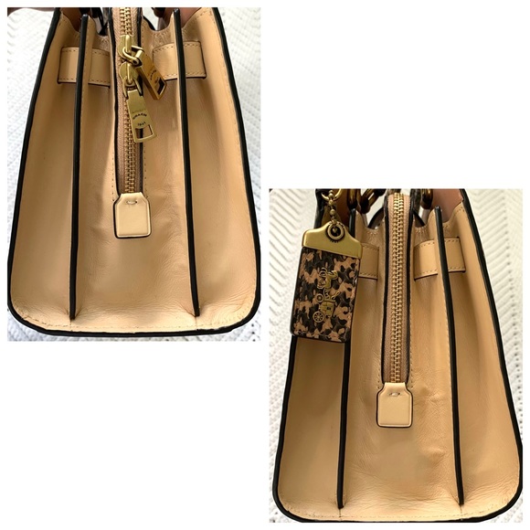 COACH 1941 Serra Colorblock Satchel Oxblood Multi - Picture 13 of 16